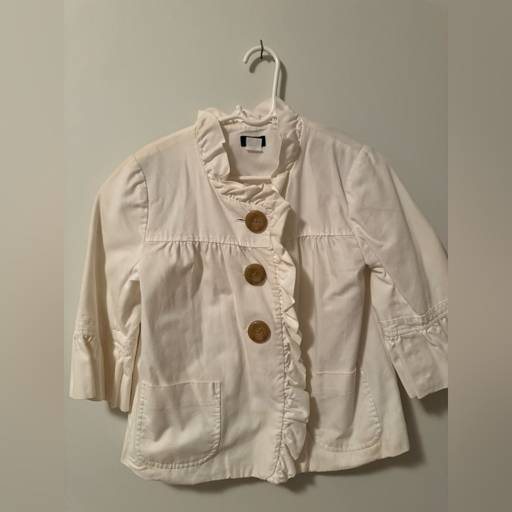 J. Crew White Cotton Garment